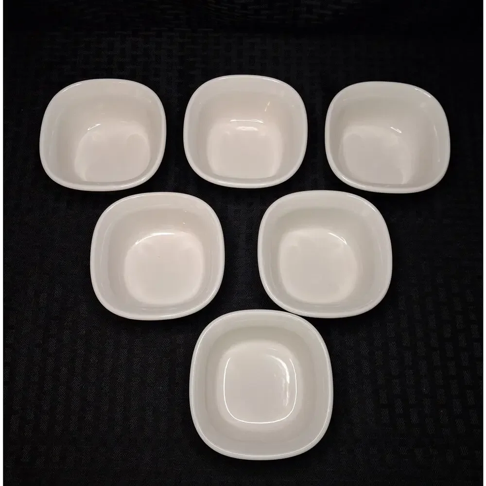 Corning Ware Etch Green 7 Oz Bakeware Set Of 6